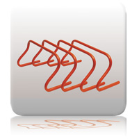 Hurdle Micro 23cm (9in) - 4 Pack