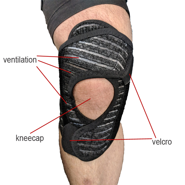 AOK ActiveMOVE Soft Knee Brace - Adjustable