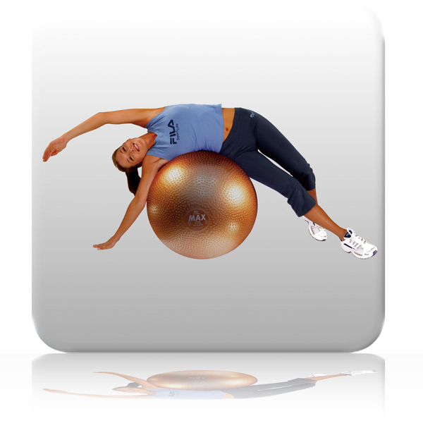 gold exercise ball