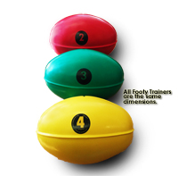Weighted Rugby Trainer Balls - Club Set