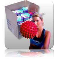 zz Bulk - Massage Ball - Red - Retail 12pk