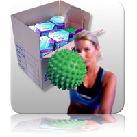zz Bulk - Massage Ball - Green - Gift Boxed 12pk