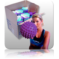 zz Bulk - Massage Ball - Purple - Gift Boxed 12pk