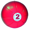 Live Medicine Ball 2 Kg - Red