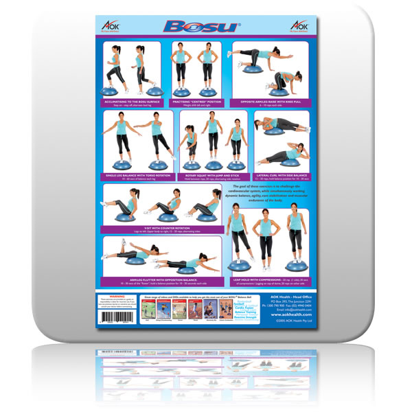 Bosu Exercise Chart