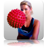 Massage Ball 10cm - Red